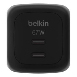 BELKIN - Belkin WCH020kqBK Universal Negro Corriente alterna Carga rápida Interior - wch020kqbk