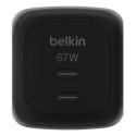 BELKIN - Belkin WCH020kqBK Universal Negro Corriente alterna Carga rápida Interior - wch020kqbk