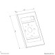 NEWSTAR - Neomounts WL15-601BL1 Carcasa para tablet - 10.9-11'' | 25,4-27,9 cm - con bloqueo - WL15-601BL1