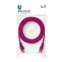Phasak Cable de Red 100% Cu Cat.6 UTP Sólido Violeta 0.25 M