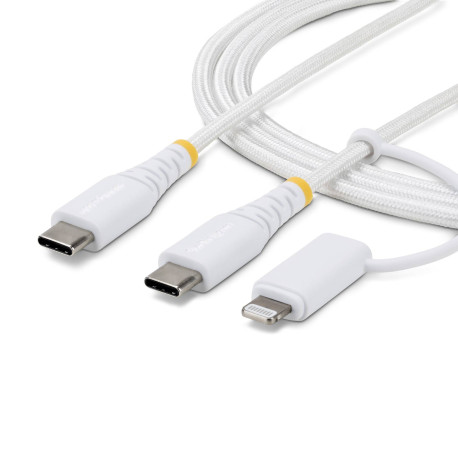 STARTECH.COM - StarTech.com Cable de Carga USB-C de 2m con Adaptador Lightning