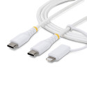 STARTECH.COM - StarTech.com Cable de Carga USB-C de 1m con Adaptador Lightning