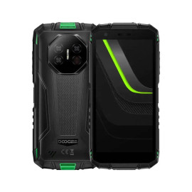 Doogee Fire 3 Ultra 14 cm (5.5'') SIM doble Android 15 USB Tipo C 6 GB 256 GB 8350 mAh Negro, Verde