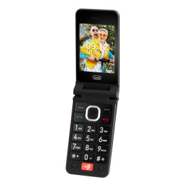 TREVI - Trevi FLEX PLUS 95 4G 7,11 cm (2.8'') 210 g Negro Teléfono para personas mayores - 0FLX95G400