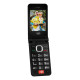 TREVI - Trevi FLEX PLUS 95 4G 7,11 cm (2.8'') 210 g Negro Teléfono para personas mayores - 0FLX95G400