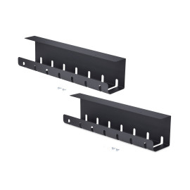 StarTech.com Paquete de 2 - Bandeja de Gestión de Cables para Debajo del Escritorio