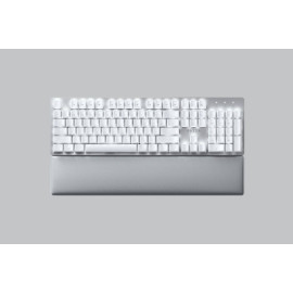 Razer Pro Type Ultra teclado Oficina USB + RF Wireless + Bluetooth QWERTY Inglés de EE. UU. Plata, Blanco