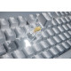 Razer Pro Type Ultra teclado Oficina USB + RF Wireless + Bluetooth QWERTY Inglés de EE. UU. Plata, Blanco