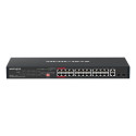 MERCUSYS - Mercusys MS128GP switch Gigabit Ethernet (10/100/1000) Energía sobre Ethernet (PoE) 1U Negro - ms128gp