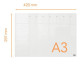 Nobo 1915615 pizarrón blanco 297 x 420 mm Acrílico