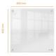 Nobo 1915620 pizarrón blanco 450 x 450 mm Acrílico