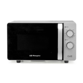 Orbegozo MIG 2072 CE microondas Negro, Plata Microondas con grill Encimera 20 L 700 W