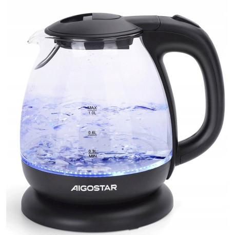 Aigostar 8433325290238 tetera eléctrica 1 L 2200 W Negro