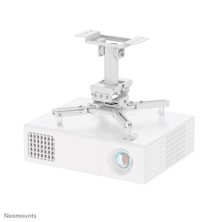 Neomounts CL25-530WH1 Soporte de techo para proyector - alt. 25,5 cm - fácil montaje - movimiento completo