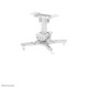 Neomounts CL25-530WH1 Soporte de techo para proyector - alt. 25,5 cm - fácil montaje - movimiento completo