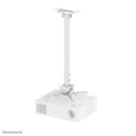 Neomounts CL25-550WH1 Soporte de techo para proyector - alt. 74,5-114,5 cm - fácil montaje - movimiento completo