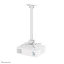 Neomounts CL25-550WH1 Soporte de techo para proyector - alt. 74,5-114,5 cm - fácil montaje - movimiento completo