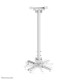 Neomounts CL25-550WH1 Soporte de techo para proyector - alt. 74,5-114,5 cm - fácil montaje - movimiento completo