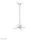 Neomounts CL25-550WH1 Soporte de techo para proyector - alt. 74,5-114,5 cm - fácil montaje - movimiento completo