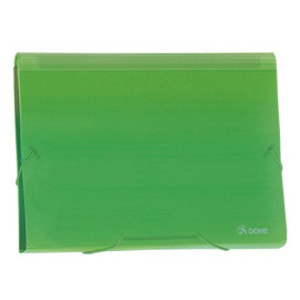 DOHE - DOHE Clasificador acordeon PP A4 traslucido verde - 90617