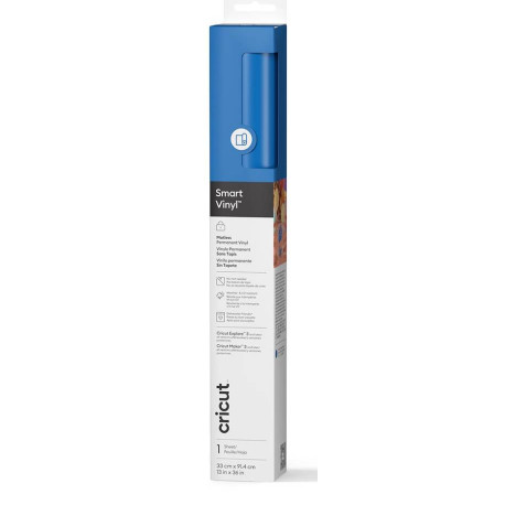 CRICUT - Cricut Smart Vinyl Permanente Azul Mate - 2011606