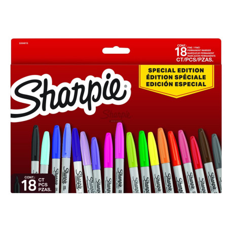 Sharpie Rotuladores permanentes Special Edition Fine 18 piezas
