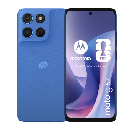 MOTOROLA - Motorola moto g57 17,1 cm (6.72'') SIM doble Android 16.0 5G USB Tipo C 8 GB 256 GB 5200 mAh Azul - PBAE0048IT