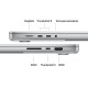 APPLE - Apple MacBook Pro 16'' M5 Pro chip 18‑core CPU 20‑core GPU, 48GB, 1TB SSD - Plata - mge64y/a