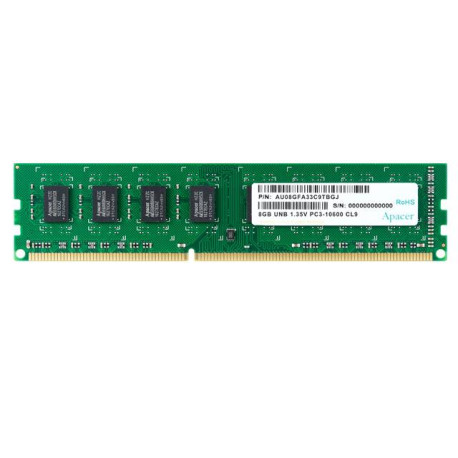 APACER - Apacer 4GB 1333Mhz DDR3 módulo de memoria 240-pin DIMM - au04gfa33c9tbgc