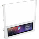 CORSAIR - Corsair FRAME 4000D LCD RS ARGB Midi Tower Blanco - cc-9011327-ww
