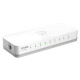 D-LINK - D-Link 0 No administrado Fast Ethernet (10/100) Escritorio Blanco - DES-1008C/E