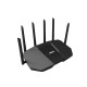 ASUS RT-BE90U BE9400 AiMesh router inalámbrico 2.5 Gigabit Ethernet Tribanda (2.4 GHz / 5 GHz / 6 GHz) Negro
