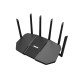ASUS RT-BE90U BE9400 AiMesh router inalámbrico 2.5 Gigabit Ethernet Tribanda (2.4 GHz / 5 GHz / 6 GHz) Negro