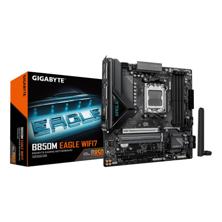 GIGABYTE B850M EAGLE WIFI7 Placa Base – CPUs AMD Ryzen Serie 9000, VRM digital