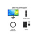 SAMSUNG - TV SAMSUNG 24 FULL HD F6005 SMART TV (1920 x 1080), 50 HZ, HDR10+, 10W - TU24F6005FKXSP