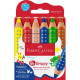 FABER-CASTELL - Faber-Castell 110630 lápiz de color Azul, Verde, Naranja, Rosa, Rojo, Amarillo 6 pieza(s) - 110630