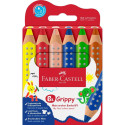 FABER-CASTELL - Faber-Castell 110630 lápiz de color Azul, Verde, Naranja, Rosa, Rojo, Amarillo 6 pieza(s) - 110630