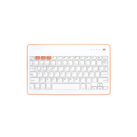 SILVERHT - SilverHT Wireless KB White + Peach - 111936740199