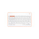 SILVERHT - SilverHT Wireless KB White + Peach - 111936740199