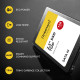 INTENSO - Intenso SSD de 2,5'' SATA III Top Doble Pack, SSD interna, 2x 128 GB, negro - 3812432