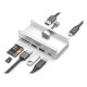 EQUIP - Equip 128968 hub de interfaz USB 3.2 Gen 1 (3.1 Gen 1) Type-A 5000 Mbit/s Aluminio - 128968