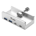 EQUIP - Equip 128967 hub de interfaz USB 3.2 Gen 1 (3.1 Gen 1) Type-A 5000 Mbit/s Aluminio - 128967