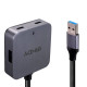 LINDY - Lindy 43388 hub de interfaz USB 3.2 Gen 1 (3.1 Gen 1) Type-A 5000 Mbit/s Negro, Gris - 43388