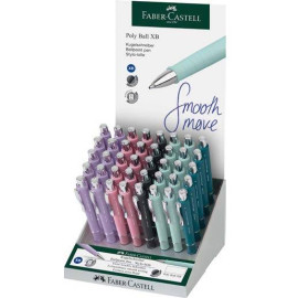 FABER-CASTELL - Faber-Castell 241144 bolígrafo Bolígrafo de punta retráctil con pulsador Extra-grueso 40 pieza(s) - 241144
