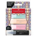 Faber-Castell Glassy Pastell marcador 4 pieza(s) Punta redonda Multicolor