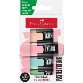 FABER-CASTELL - Faber-Castell 154214 marcador 4 pieza(s) Coral, Verde, Verde claro, Rosa - 154214