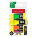 FABER-CASTELL - Faber-Castell 154204 marcador 4 pieza(s) Verde, Naranja, Rosa, Amarillo - 154204