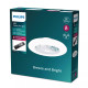 Philips Plafón con ventilador Amigo 60+25 W
