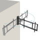 TOOQ - TooQ Soporte de pared Con regulación eléctrica para pantallas de 32” – 75”, Negro - LPM4381XL-B