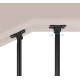 TOOQ - TooQ Soporte de Techo Extensible con doble mástil para Pantallas 60”-120'', Negro - LPCE11120TSLI-B